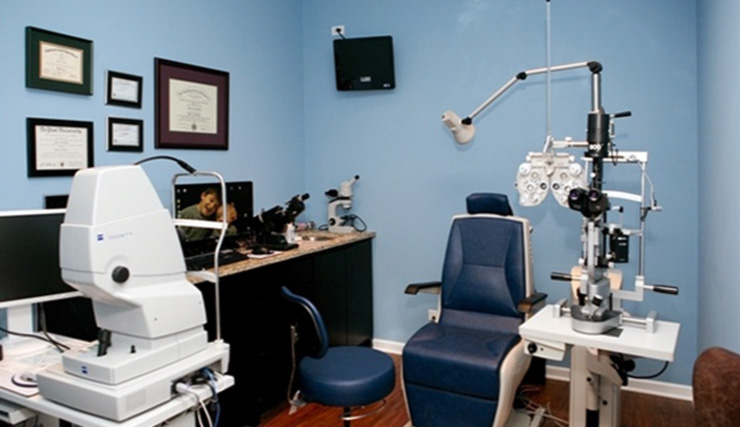 comprehensive eye care center with exams and frames